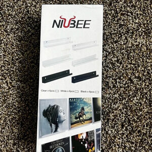 Niubee vinyl record shelf